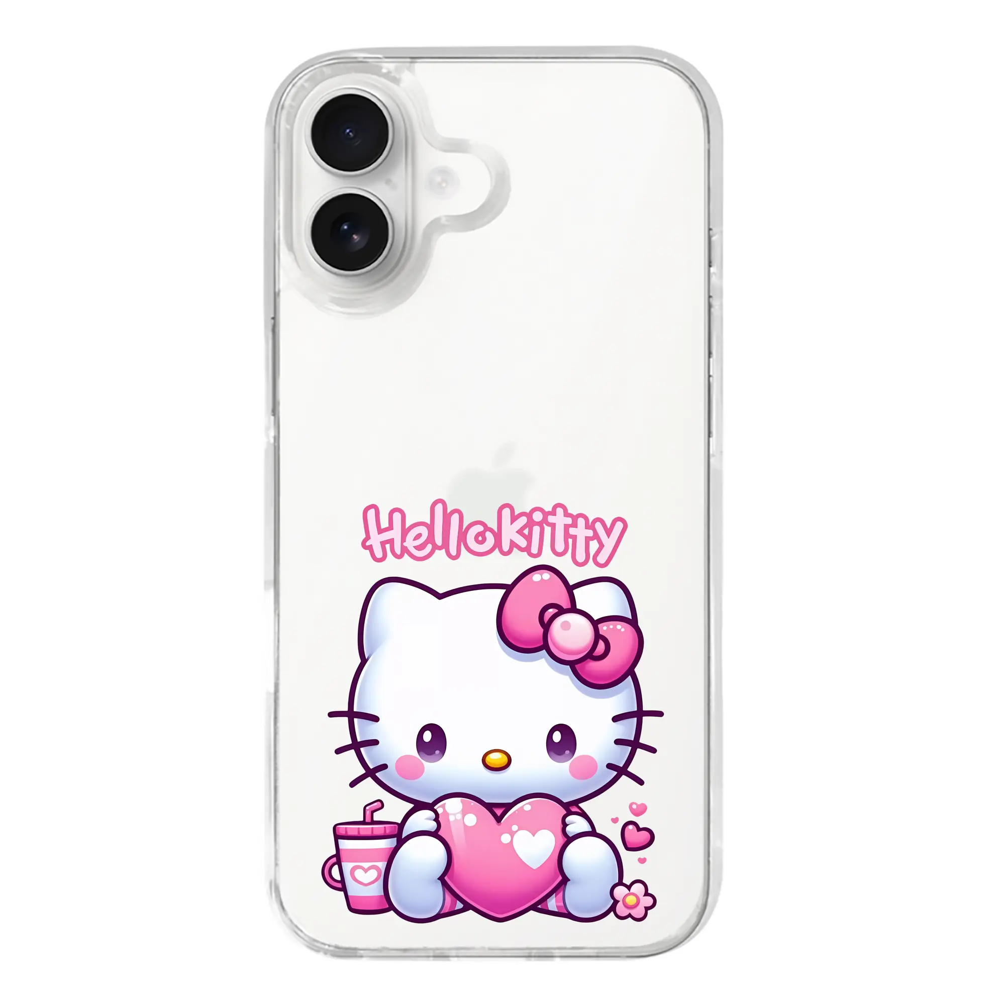 サンリオ グッズ,ハローキティ - iPhone 17シリーズ 透明スマホケース – 薄型・耐衝撃・精密フィット保護カバー